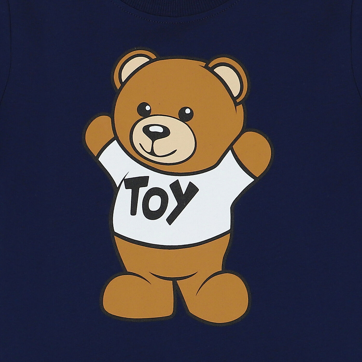 Navy Teddy Bear Logo T-Shirt, 6, hi-res