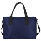 Navy Blue Teddy Bear Logo Baby Changing Bag, 1, hi-res