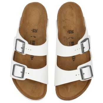 White Arizona Sandals