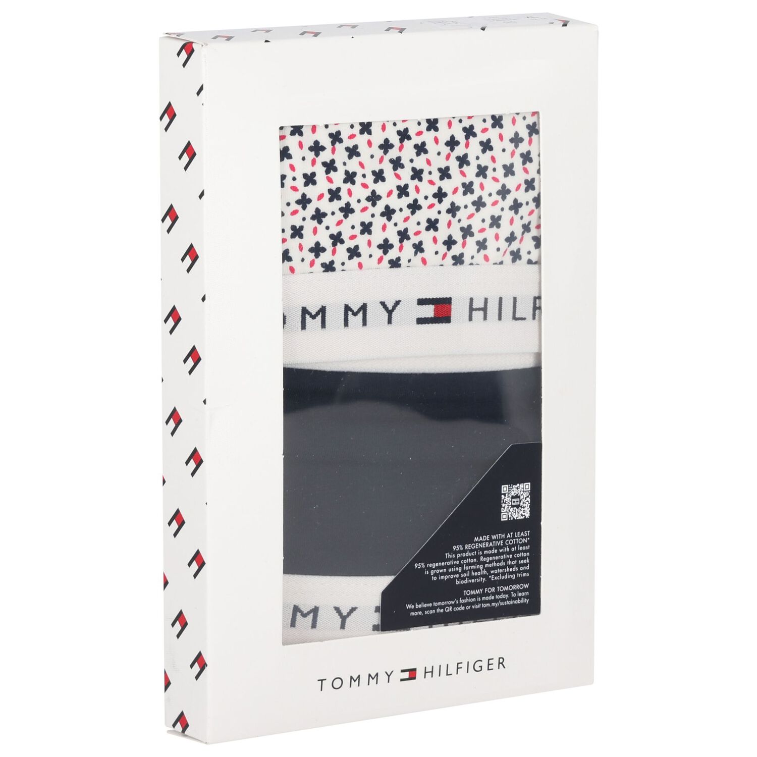 صدريات بناتية بشعار باللونين الأزرق والأبيض (عبوة من قطعتين), 1, hi-res