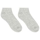 Boys Grey & White Socks (3 Pack) , 3, hi-res