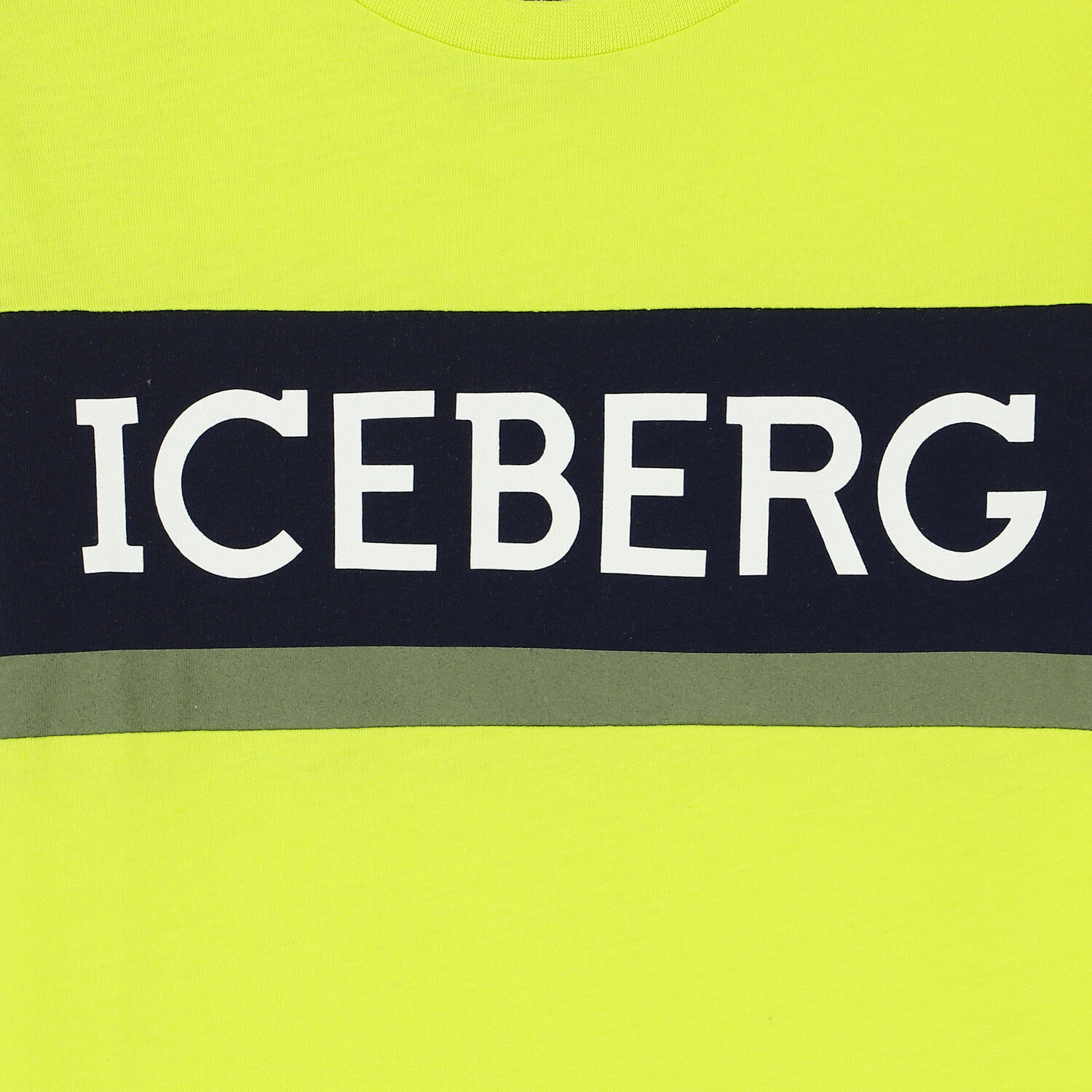 Younger Boys Neon Green Logo T-Shirt, 1, hi-res