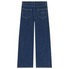 Girls Blue Embellished Denim Jeans, 1, hi-res