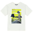 طقم شورت باللون العاجى والكحلى للاولاد, 1, hi-res