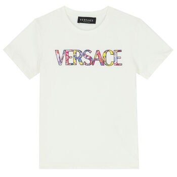 Girls Ivory Logo T-Shirt