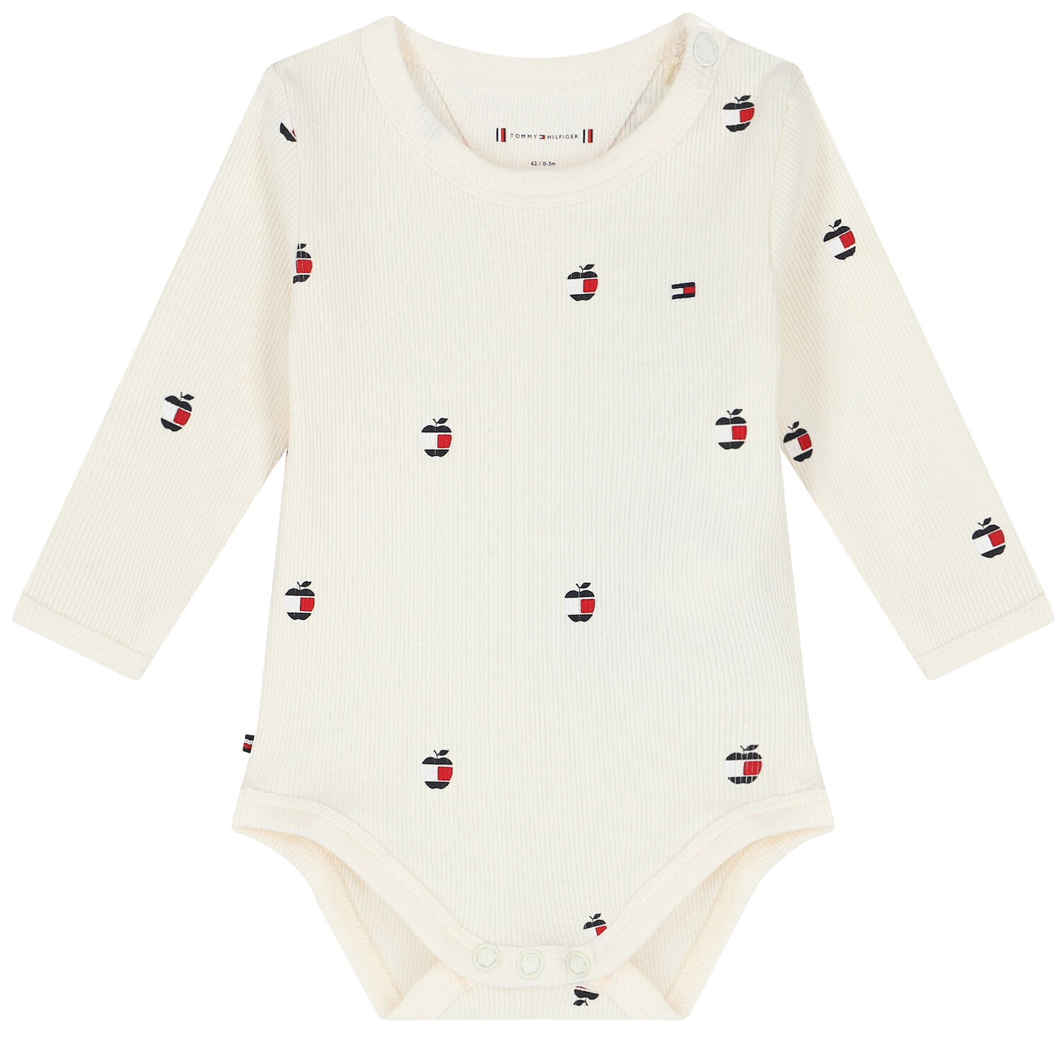 Ivory Logo Ribbed 3-Piece Set, 1, hi-res