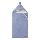 Baby Boys Blue Knitted Nest, 1, hi-res