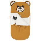 عش أطفال بشعار الدب تيدي باللون البيج, 1, hi-res