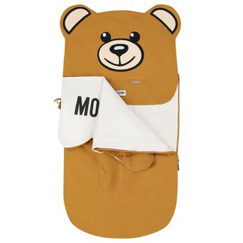 Beige Teddy Bear Logo Baby Nest
