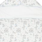 Baby Boys Blue & White Carousel Nest, 1, hi-res