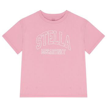 Girls Pink Logo T-Shirt