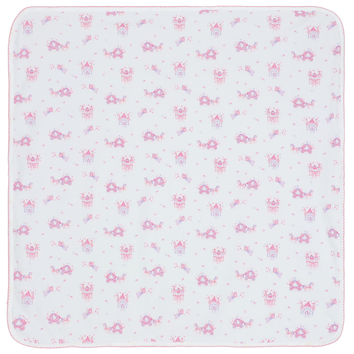 Baby Girls White Fairytale Wishes Blanket, 1, hi-res