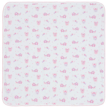 Baby Girls White Fairytale Wishes Blanket