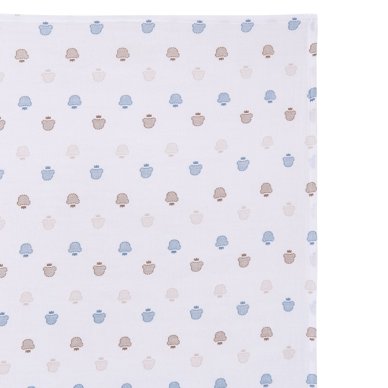 بطانية أولاد بطبعة الدب تيدي باللون الأبيض, 1, hi-res