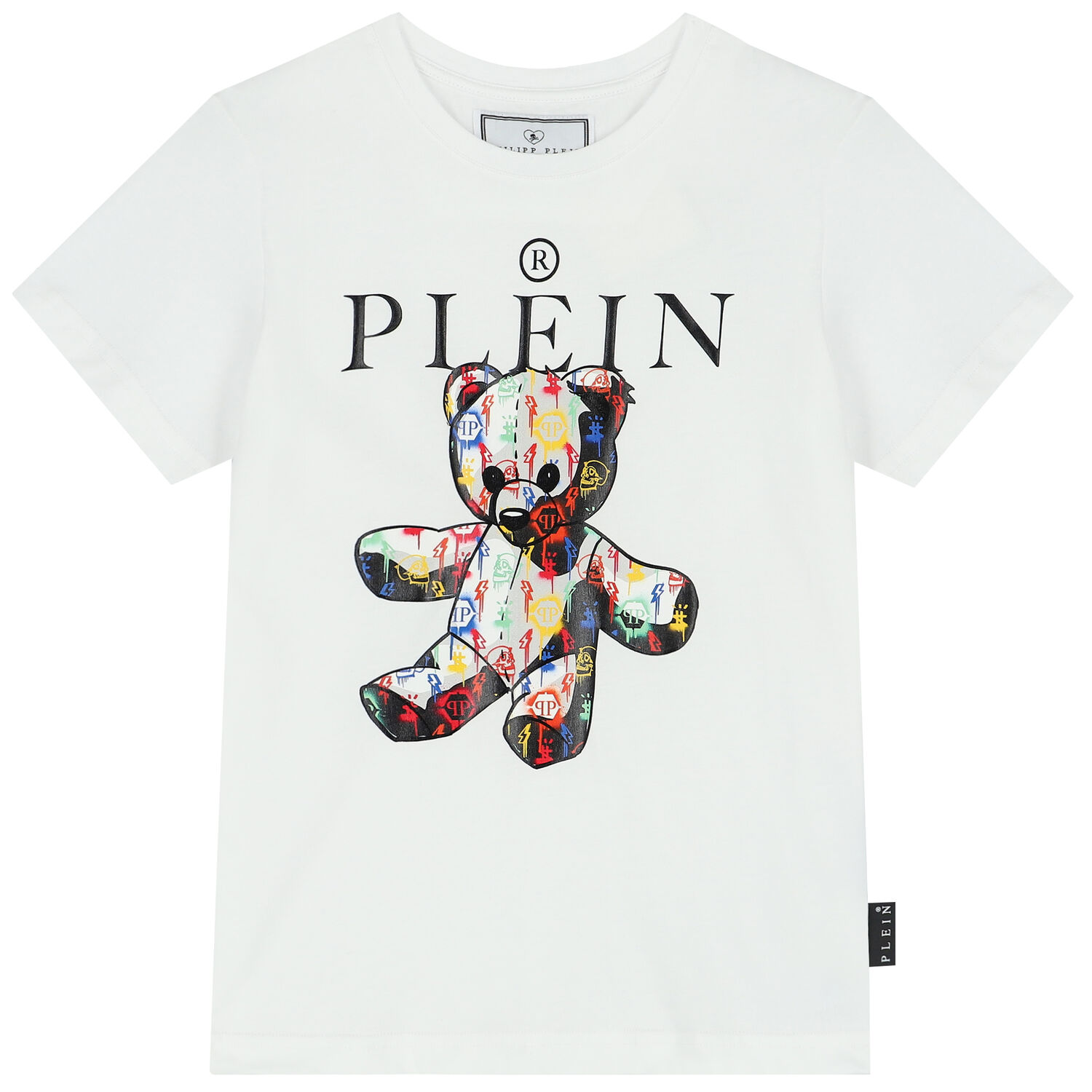 Boys White Logo T-Shirt, 1, hi-res image number null