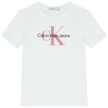 Boys White Logo T-Shirt