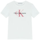 Girls White Logo T-Shirt, 2, hi-res