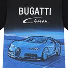 Boys Black & Blue Logo T-Shirt, 1, hi-res