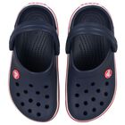 Navy Blue Crocband Clogs Sandals, 2, hi-res