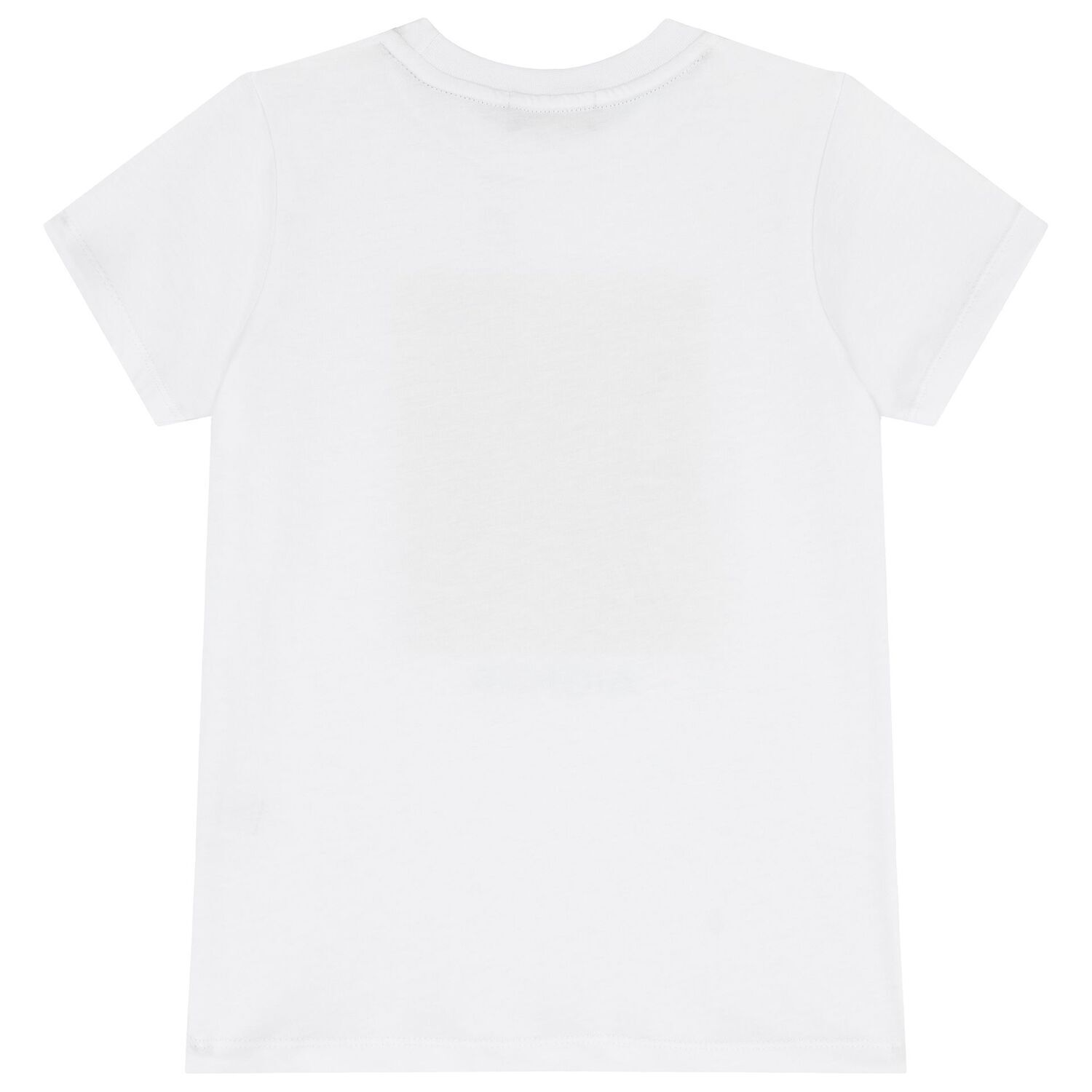 Boys White Logo T-Shirt, 1, hi-res