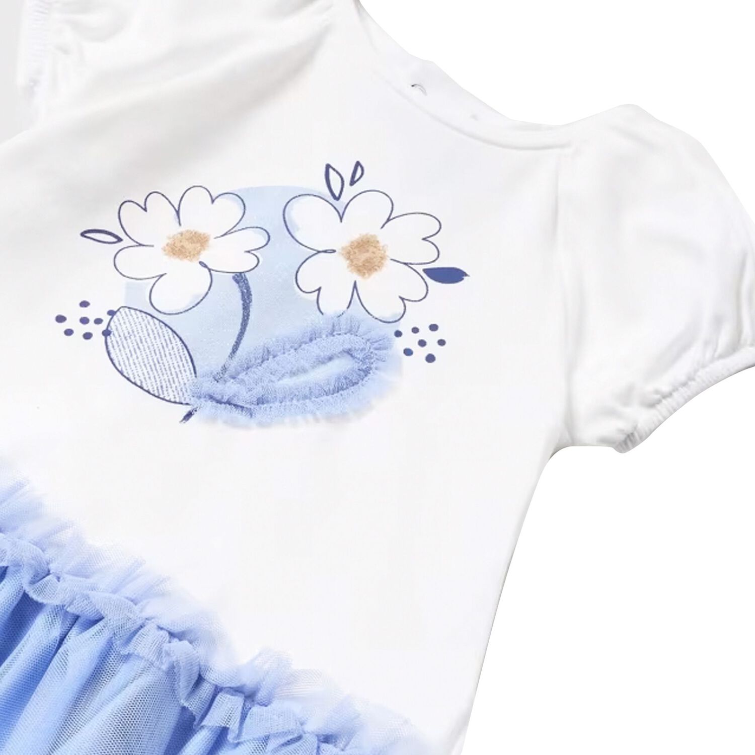 فستان بنات باللون الأبيض والأزرق, 1, hi-res image number null