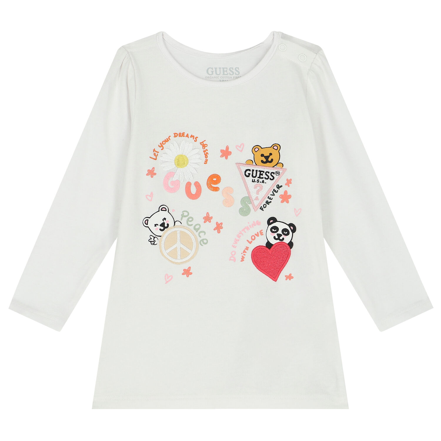 طقم ليغنز بنات باللون الأبيض والأخضر, 1, hi-res