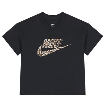 Girls Black Logo T-Shirt