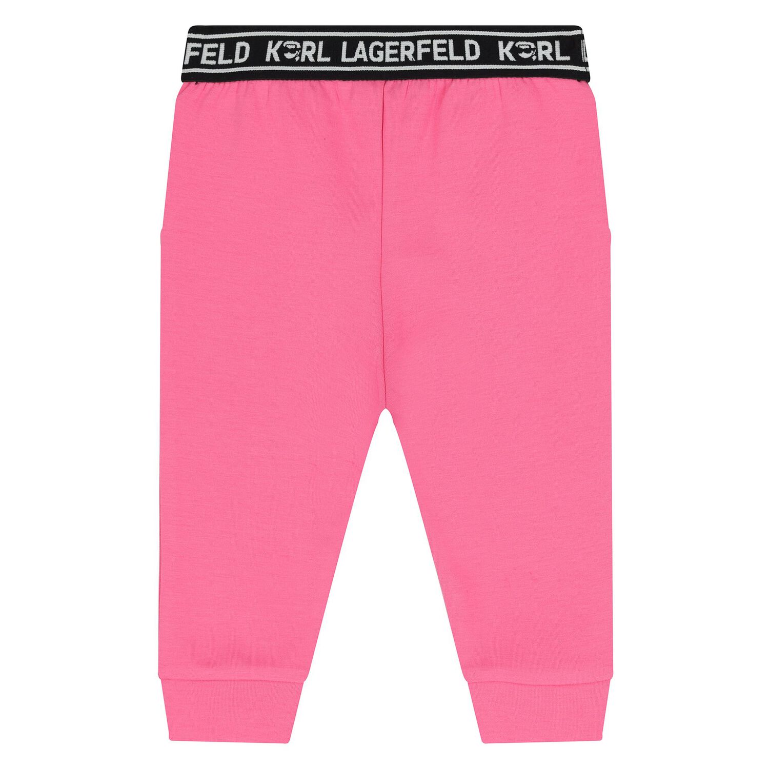 Younger Girls Pink & White Logo 3-Piece Tracksuit, 1, hi-res