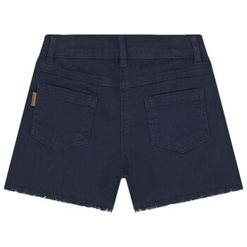 Girls Navy Blue Shorts