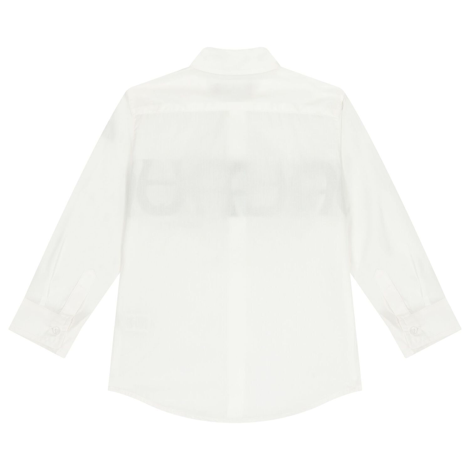 Boys White Logo Shirt, 1, hi-res image number null