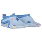 Baby Boys Blue Booties, 1, hi-res