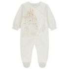 Baby Girls Ivory Embellished Babygrow, 1, hi-res