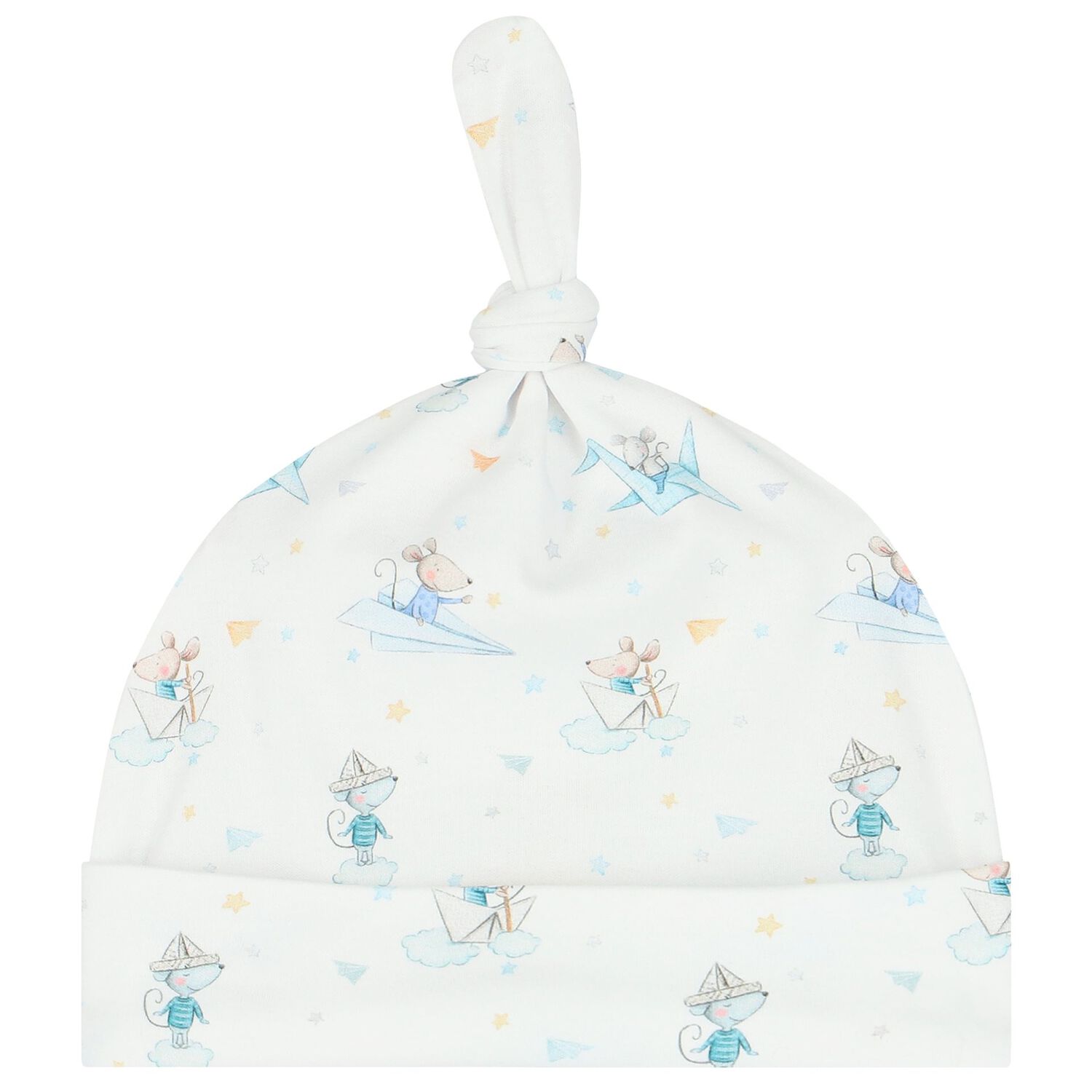 طقم أولاد أفرول بطبعة باللون الأبيض, 1, hi-res