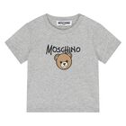 Younger Grey Teddy Bear Logo T-Shirt, 6, hi-res