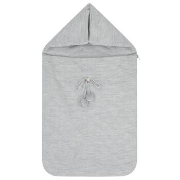 Grey Knit Baby Nest