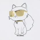 فستان بالشعار بطبعة شوبيت باللون الأبيض, 1, hi-res