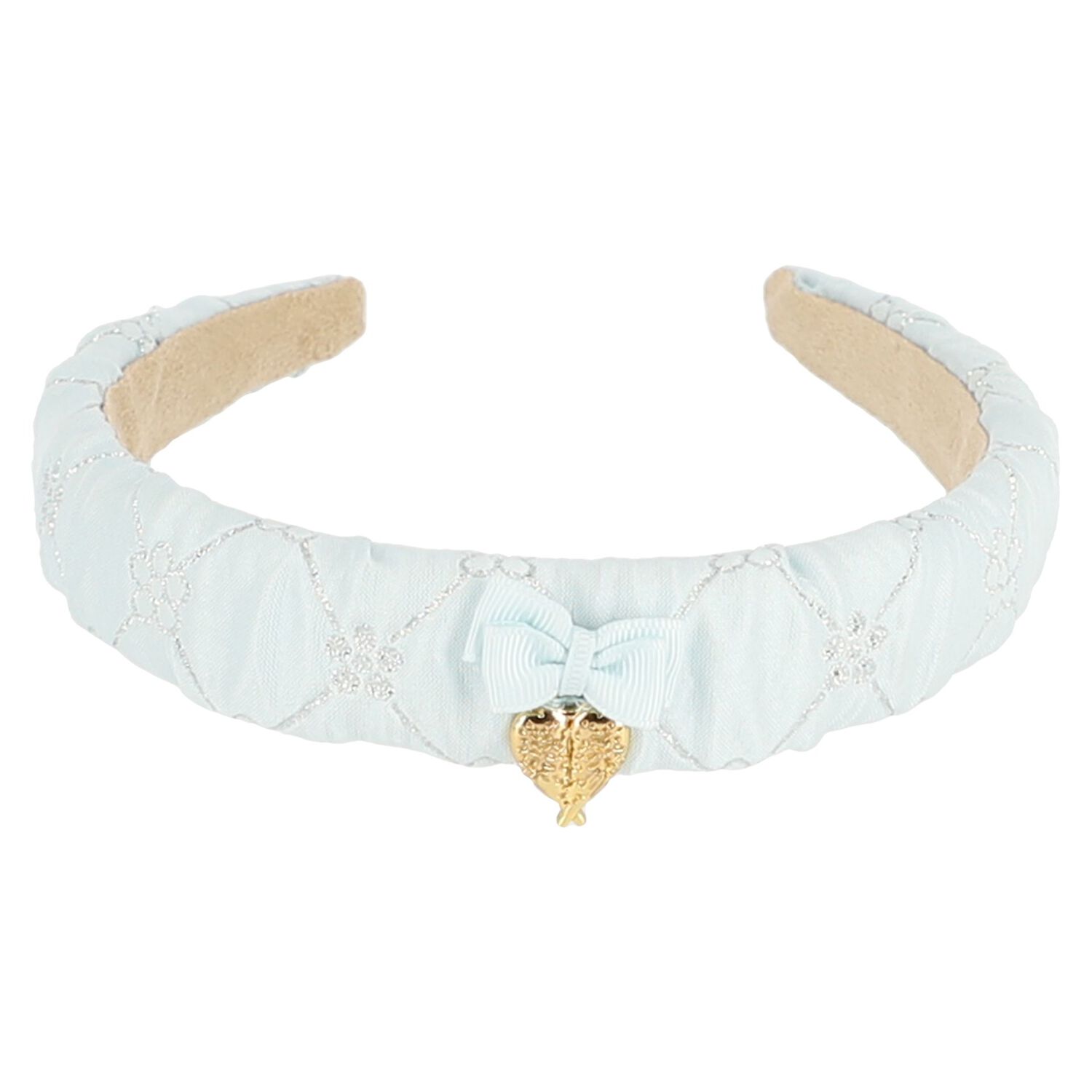 Girls Blue Flower Headband, 2, hi-res image number null