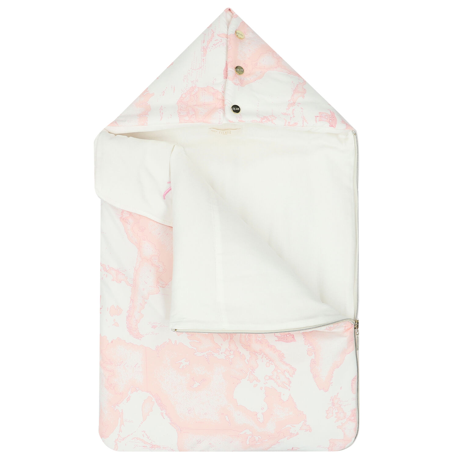 Pink & Ivory Geo Map Baby Nest, 1, hi-res image number null