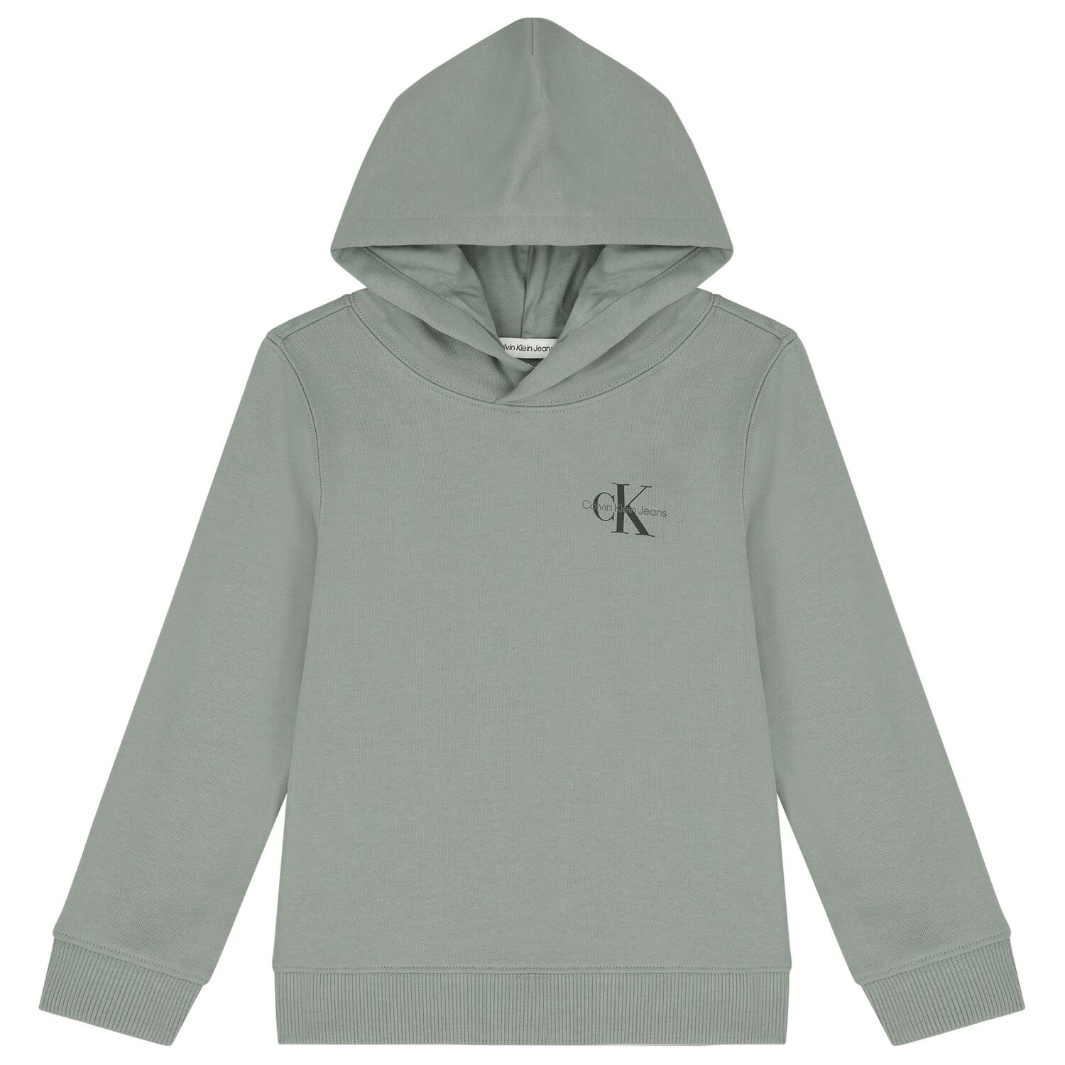 Boys Green Logo Hooded Top, 2, hi-res image number null