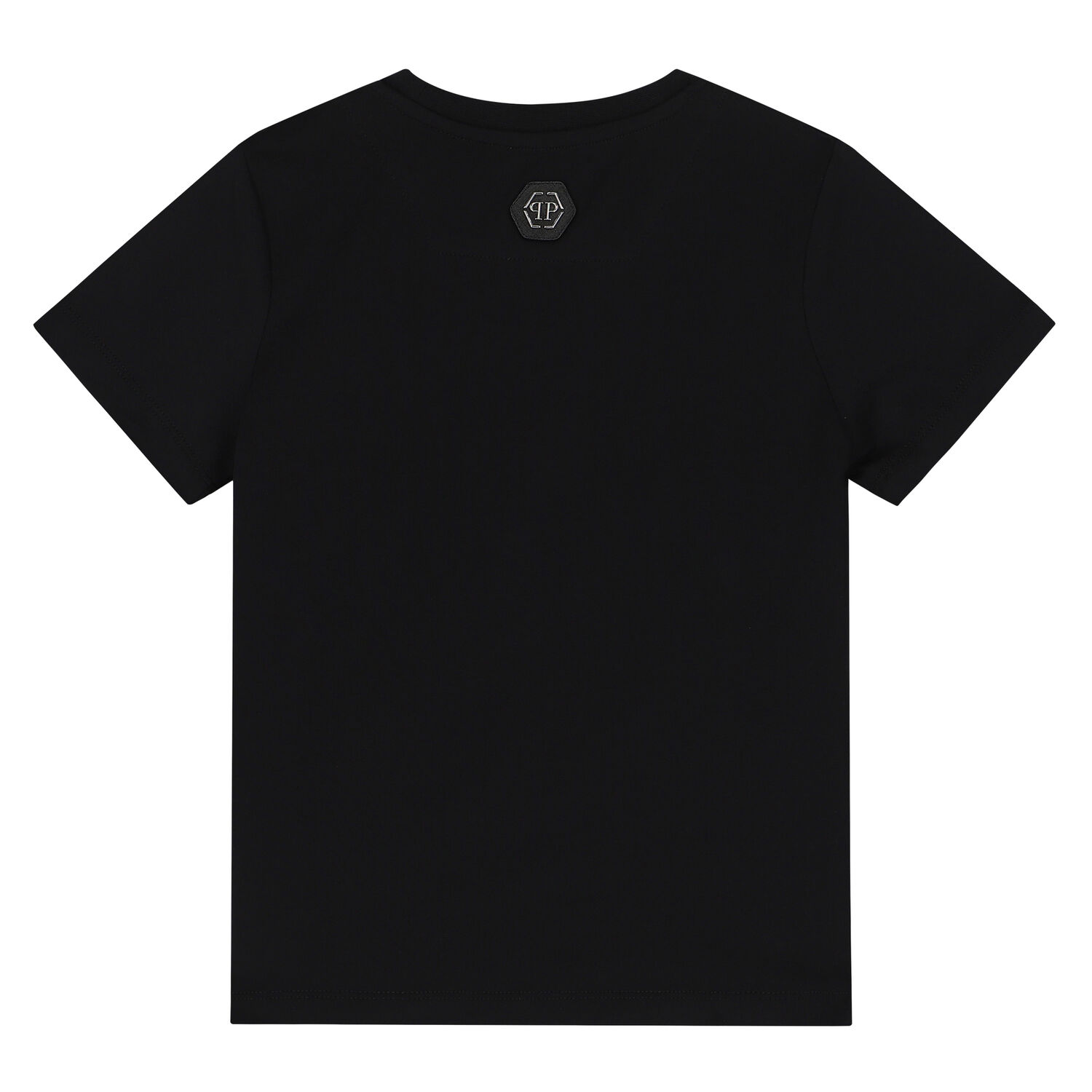 Boys Black Skull Logo T-Shirt, 2, hi-res image number null