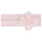 Baby Girls Pink Bow Headband , 1, hi-res
