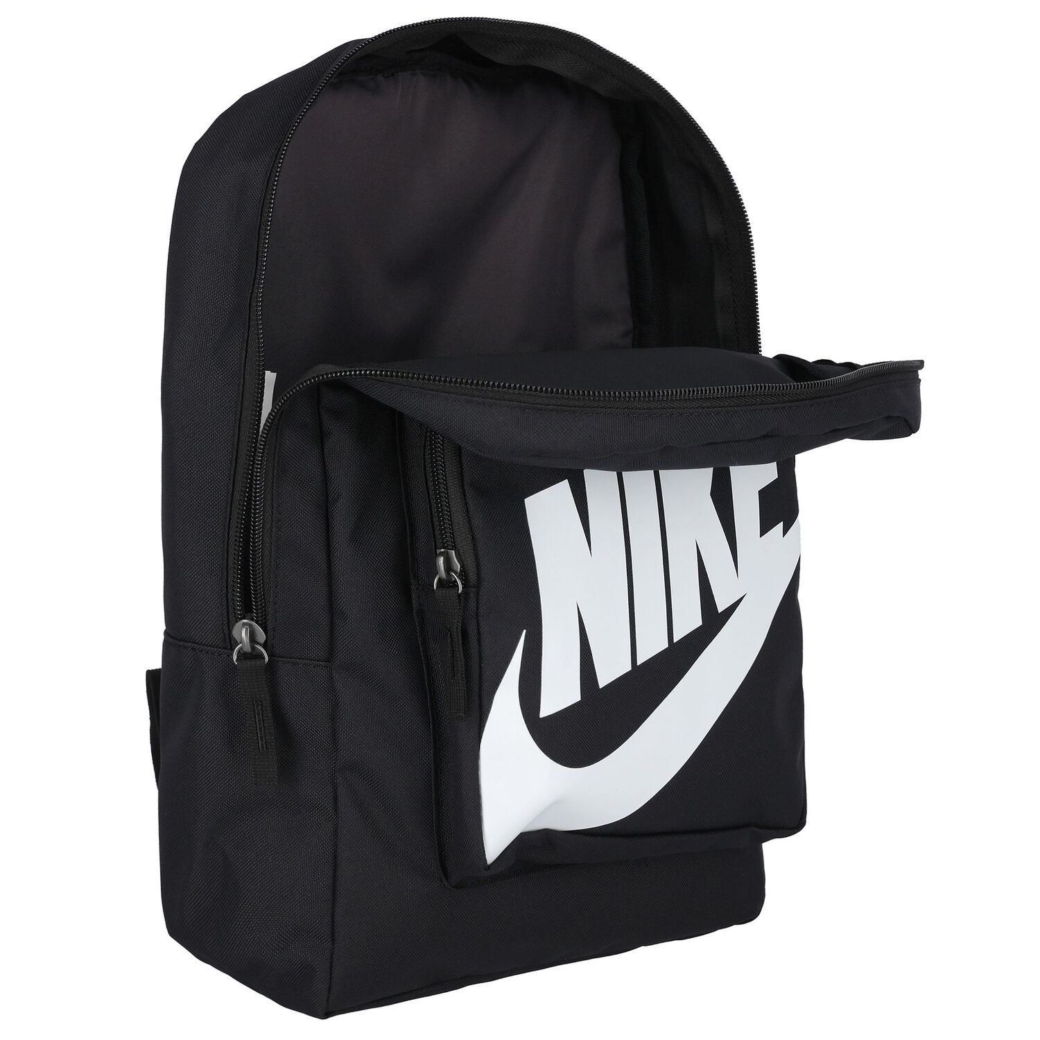 Black Logo Backpack, 1, hi-res