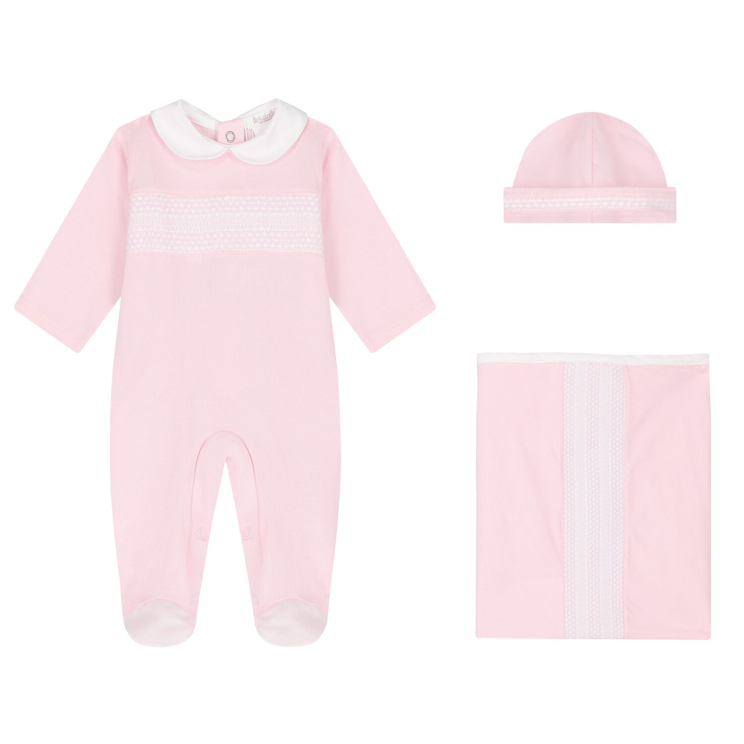 Baby Girls Pink Babygrow Gift Set, 1, hi-res image number null