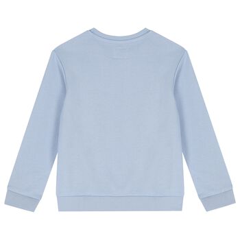 Boys Blue Teddy Bear Sweatshirt 