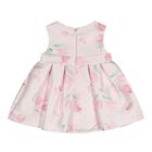 Baby Girls Pink Floral Satin Dress Set, 1, hi-res