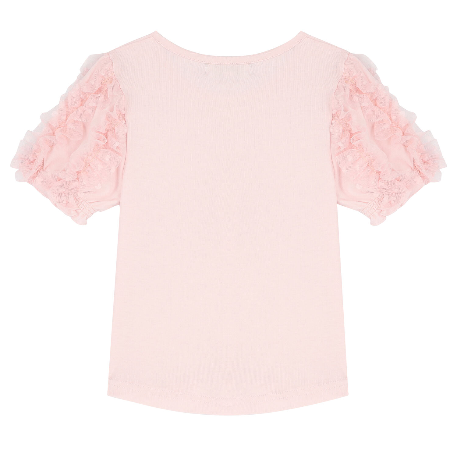 Girls Pink Tulle T-Shirt, 1, hi-res