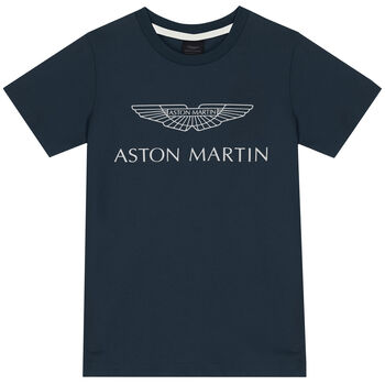 Boys Navy Logo T-Shirt