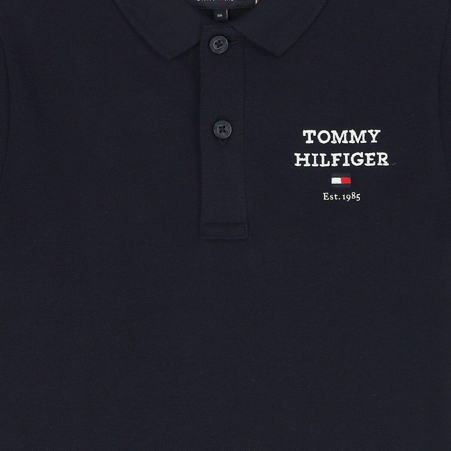 Boys Navy Blue Logo Polo Shirt, 1, hi-res image number null