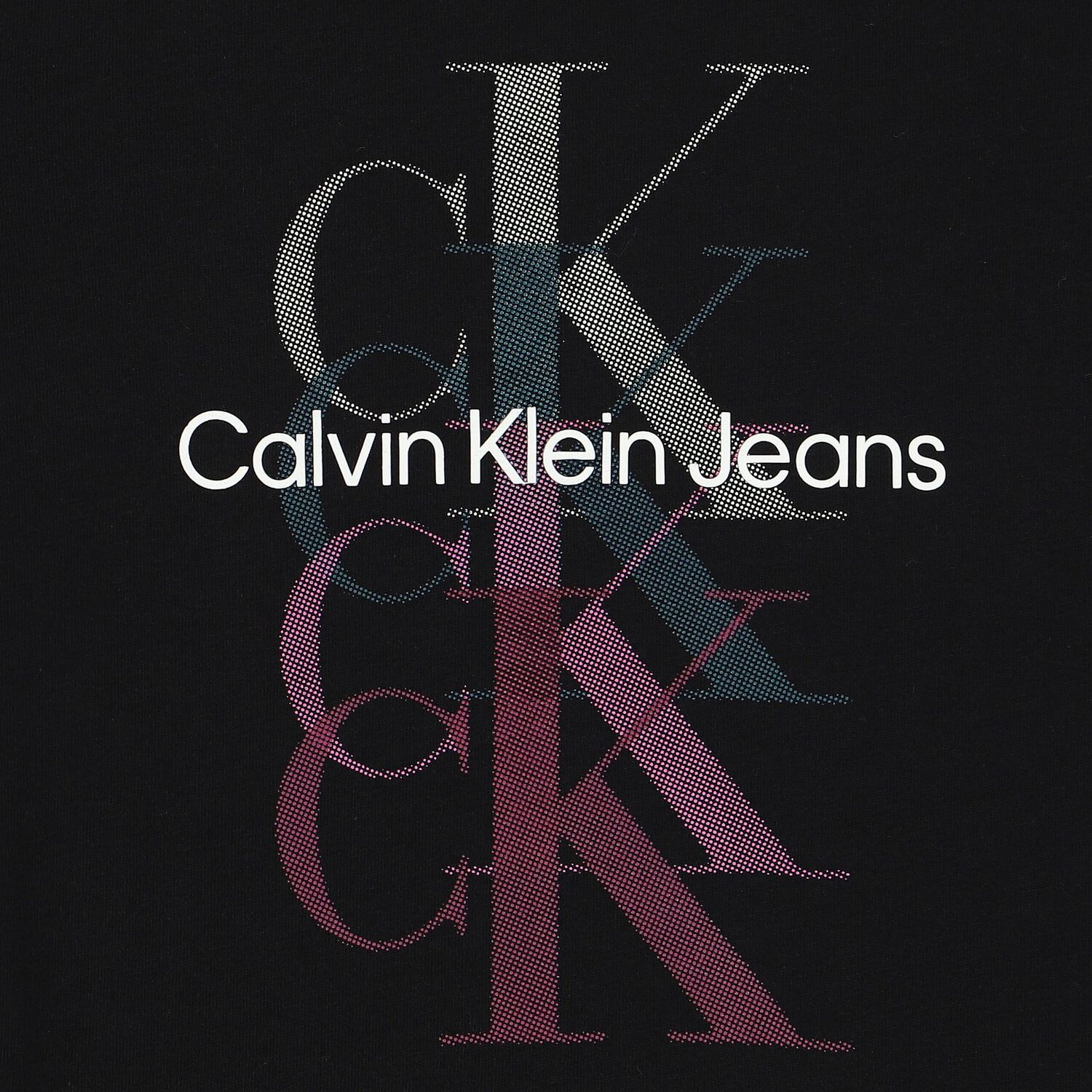 تيشيرت بنات بالشعار باللون الأسود, 2, hi-res