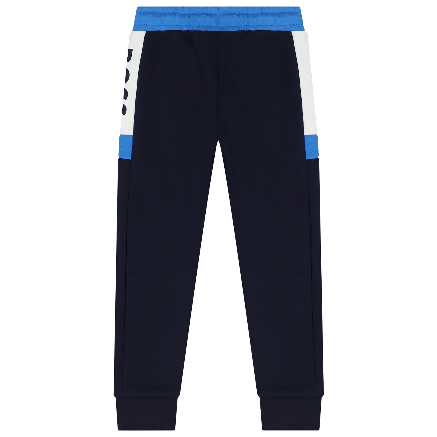 Boys Navy Blue Logo Joggers, 1, hi-res image number null